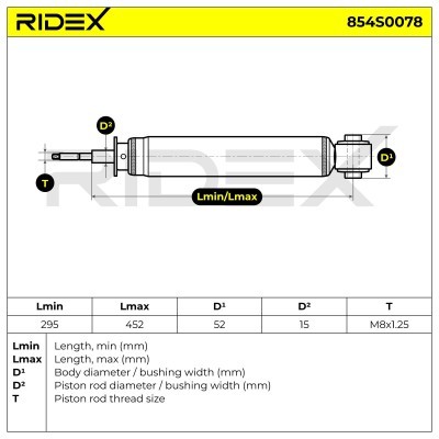 Amortyzator RIDEX 854S0078 854S0078 - foto 6