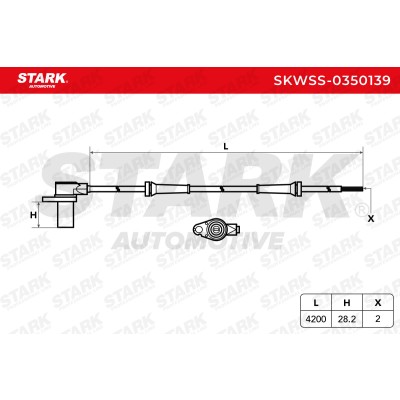 Czujnik ABS Stark SKWSS-0350139 SKWSS-0350139 - foto 4
