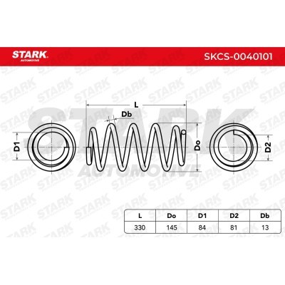Sprężyna Zawieszenia Stark SKCS-0040101 SKCS-0040101 - foto 6