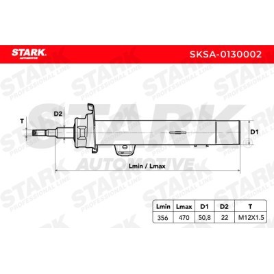 Amortyzator Stark SKSA-0130256 SKSA-0130256 - foto 3