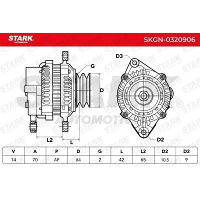 Alternator Stark SKGN-0320906 SKGN-0320906 - foto 5