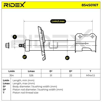 Amortyzator RIDEX 854S0167 854S0167 - foto 9
