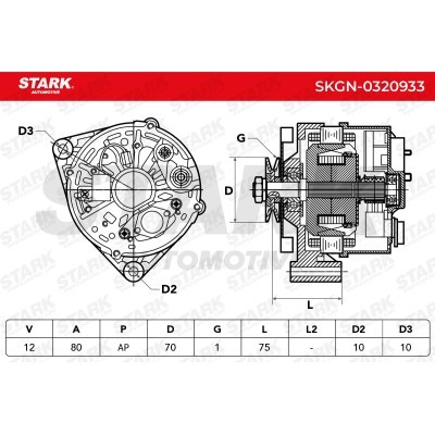 Alternator Stark SKGN-0320933 SKGN-0320933 - foto 5