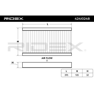 Filtr Kabinowy RIDEX 424I0248 424I0248 - foto 2