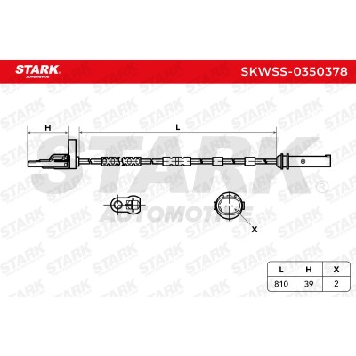 Czujnik ABS Stark SKWSS-0350378 SKWSS-0350378 - foto 6