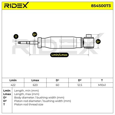 Amortyzator RIDEX 854S0073 854S0073 - foto 10