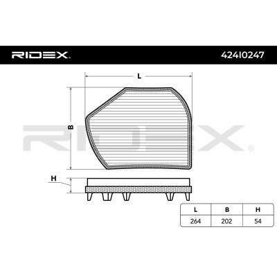 Filtr Kabinowy RIDEX 424I0247 424I0247 - foto 4