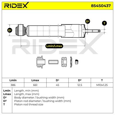 Amortyzator RIDEX 854S0437 854S0437 - foto 7
