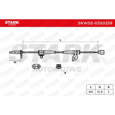 Czujnik ABS Stark SKWSS-0350259 SKWSS-0350259 - foto 5