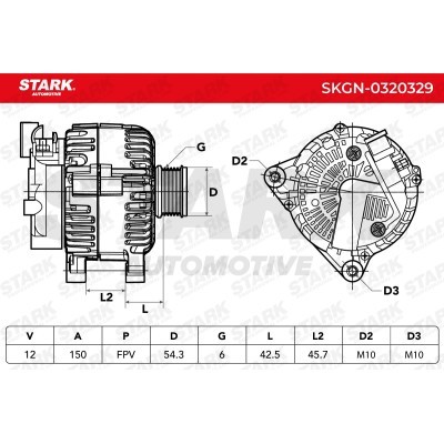 Alternator Stark SKGN-0320329 SKGN-0320329 - foto 15