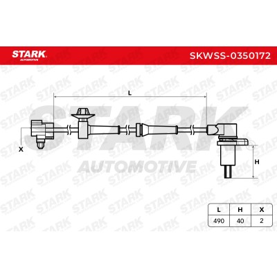 Czujnik ABS Stark SKWSS-0350172 SKWSS-0350172 - foto 6