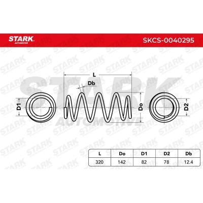 Sprężyna Zawieszenia Stark SKCS-0040295 SKCS-0040295 - foto 5