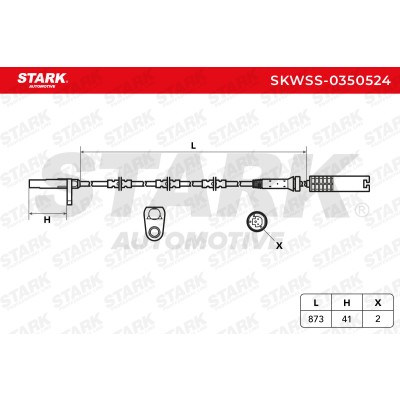 Czujnik ABS Stark SKWSS-0350524 SKWSS-0350524 - foto 6