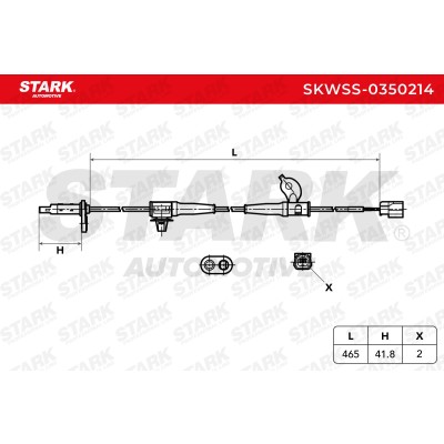 Czujnik ABS Stark SKWSS-0350214 SKWSS-0350214 - foto 6