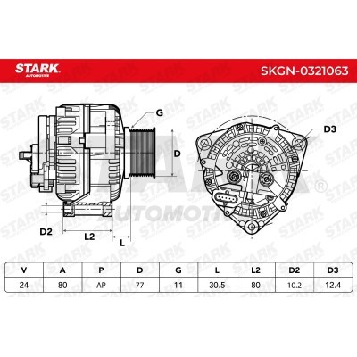 Alternator Stark SKGN-0321063 SKGN-0321063 - foto 7