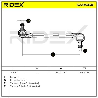 Łącznik Stabilizatora RIDEX 3229S0301 3229S0301 - foto 3