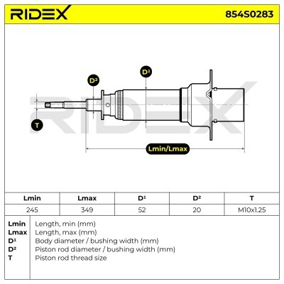 Amortyzator RIDEX 854S0283 854S0283 - foto 6