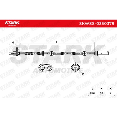 Czujnik ABS Stark SKWSS-0350379 SKWSS-0350379 - foto 9