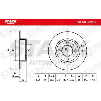 Tarcza hamulcowa Stark SKMI-2022 SKMI-2022 - foto 5