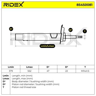 Amortyzator RIDEX 854S0081 854S0081 - foto 6