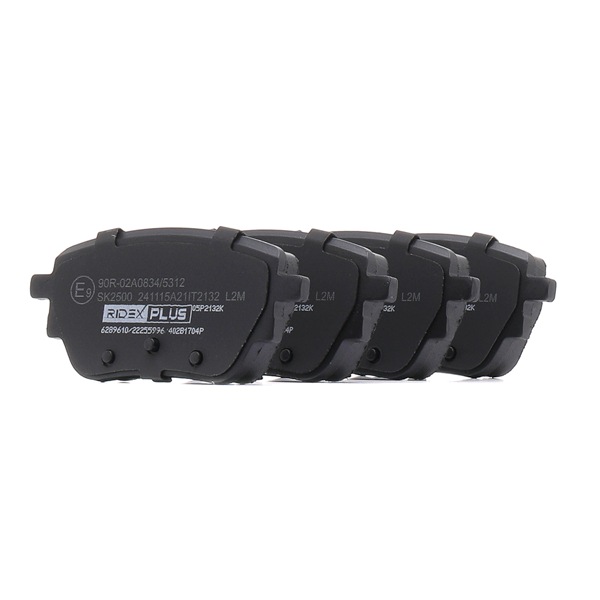 Klocki hamulcowe RIDEX 402B1704P 402B1704P - foto 1