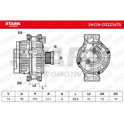 Alternator Stark SKGN-03221475 SKGN-03221475 - foto 5