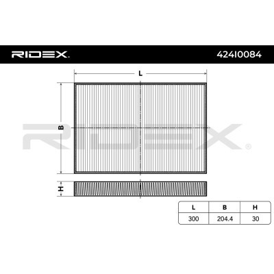 Filtr Kabinowy RIDEX 424I0084 424I0084 - foto 5