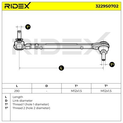 Łącznik Stabilizatora RIDEX 3229S0702 3229S0702 - foto 5