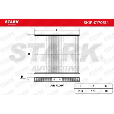 Filtr Kabinowy Stark SKIF-0170314 SKIF-0170314 - foto 2