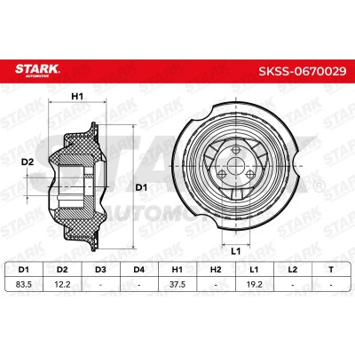 Mocowanie Amortyzatora Stark SKSS-0670029 SKSS-0670029 - foto 4