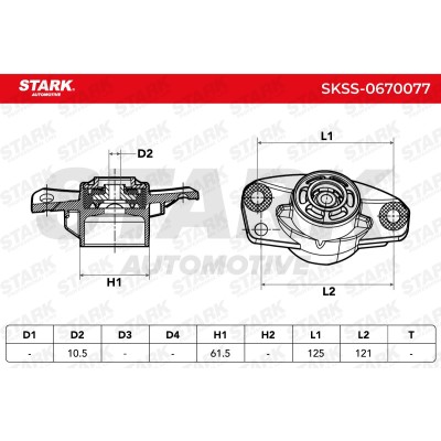 Mocowanie Amortyzatora Stark SKSS-0670077 SKSS-0670077 - foto 4