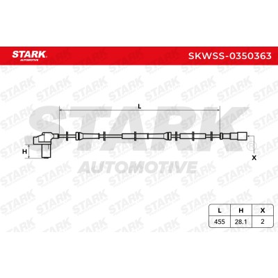 Czujnik ABS Stark SKWSS-0350363 SKWSS-0350363 - foto 11