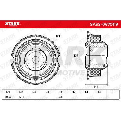 Mocowanie Amortyzatora Stark SKSS-0670119 SKSS-0670119 - foto 4