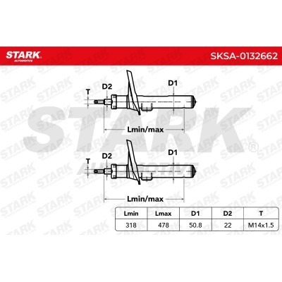 Amortyzator Stark SKSA-0132662 SKSA-0132662 - foto 4