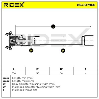 Amortyzator RIDEX 854S17960 854S17960 - foto 9