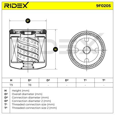 Filtr Paliwa RIDEX 9F0205 9F0205 - foto 5
