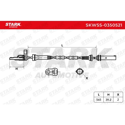 Czujnik ABS Stark SKWSS-0350521 SKWSS-0350521 - foto 6