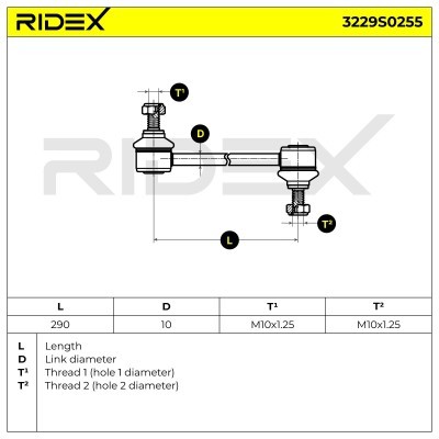Łącznik Stabilizatora RIDEX 3229S0255 3229S0255 - foto 8