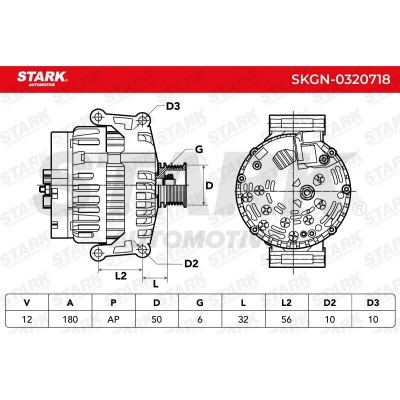 Alternator Stark SKGN-0320718 SKGN-0320718 - foto 5