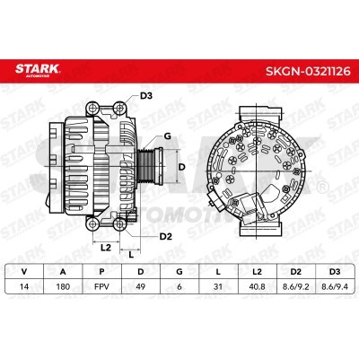 Alternator Stark SKGN-0321126 SKGN-0321126 - foto 7