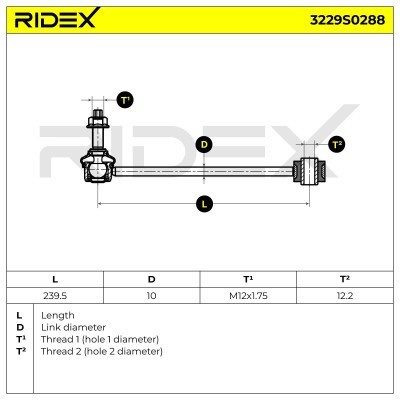 Łącznik Stabilizatora RIDEX 3229S0288 3229S0288 - foto 5