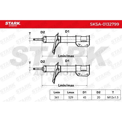 Amortyzator Stark SKSA-0132799 SKSA-0132799 - foto 4