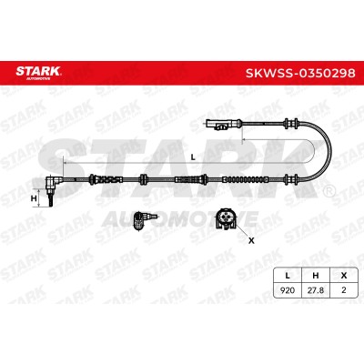 Czujnik ABS Stark SKWSS-0350298 SKWSS-0350298 - foto 6