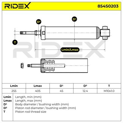 Amortyzator RIDEX 854S0203 854S0203 - foto 4