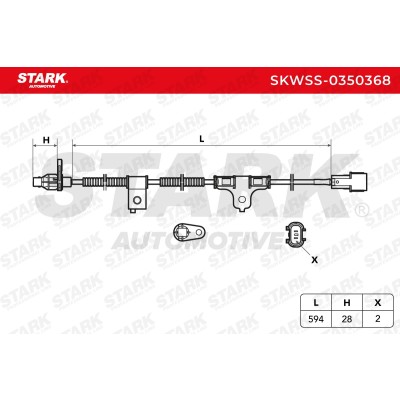 Czujnik ABS Stark SKWSS-0350368 SKWSS-0350368 - foto 7