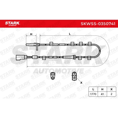 Czujnik ABS Stark SKWSS-0350741 SKWSS-0350741 - foto 6