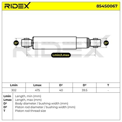 Amortyzator RIDEX 854S0067 854S0067 - foto 7