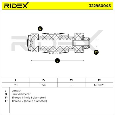 Łącznik Stabilizatora RIDEX 3229S0045 3229S0045 - foto 5
