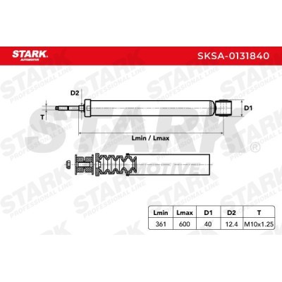 Amortyzator Stark SKSA-0131840 SKSA-0131840 - foto 2