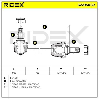 Łącznik Stabilizatora RIDEX 3229S0123 3229S0123 - foto 10